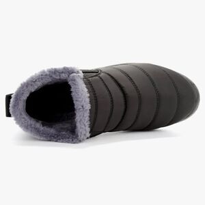 BRAND NEW AB SNOW BOOTS WINTER WARM FAUX FUR LINED ANTI-SLIP ANKLE BOOTIE